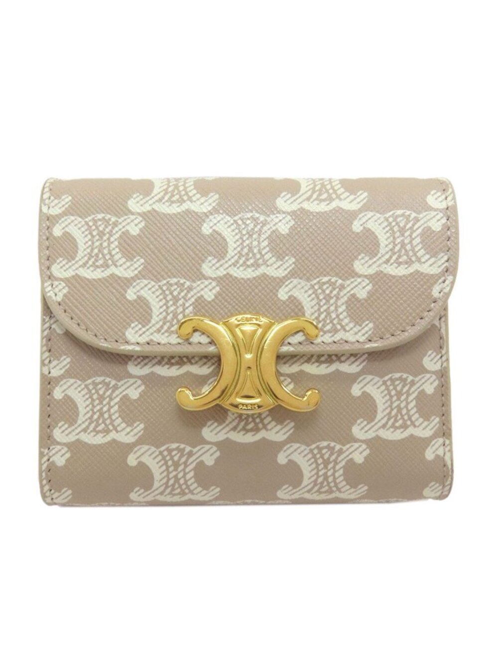 Celine Small Flap Wallet Trifold Leather